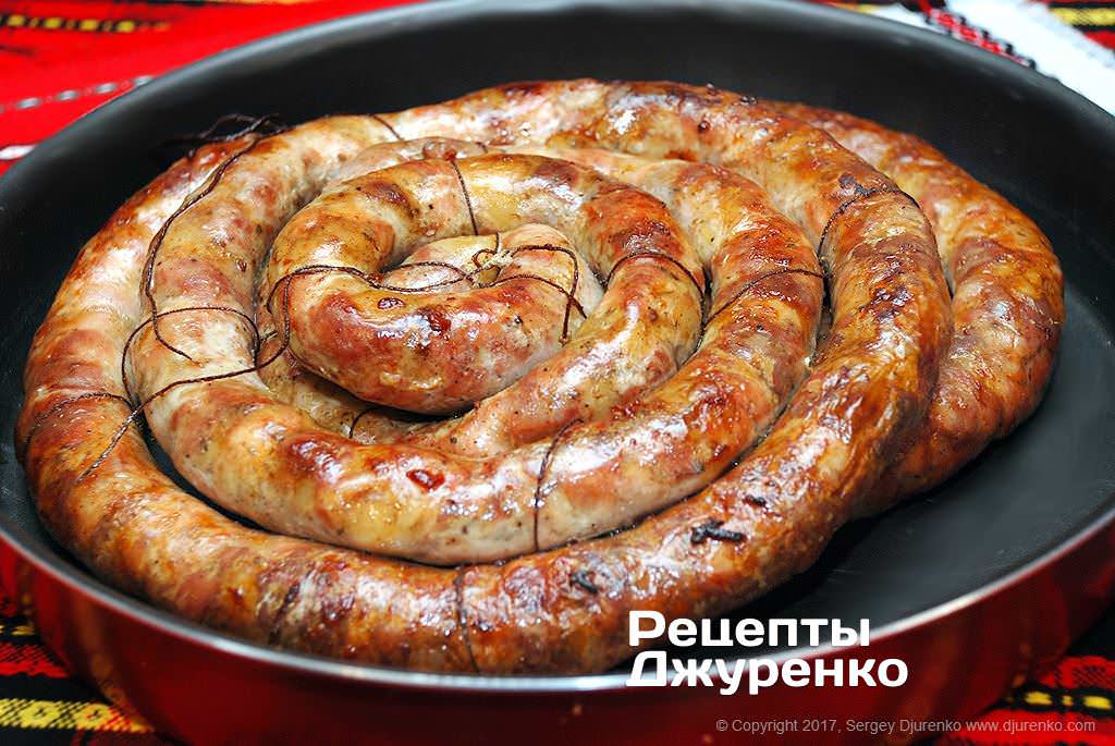 Белорусская колбаса домашняя фото