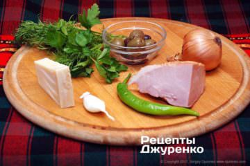 Ингредиенты для начинки.