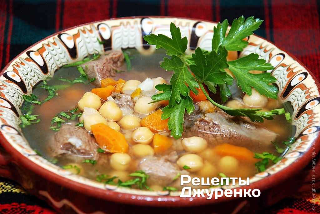 Картофельный суп с бобовыми: рецепт с фото